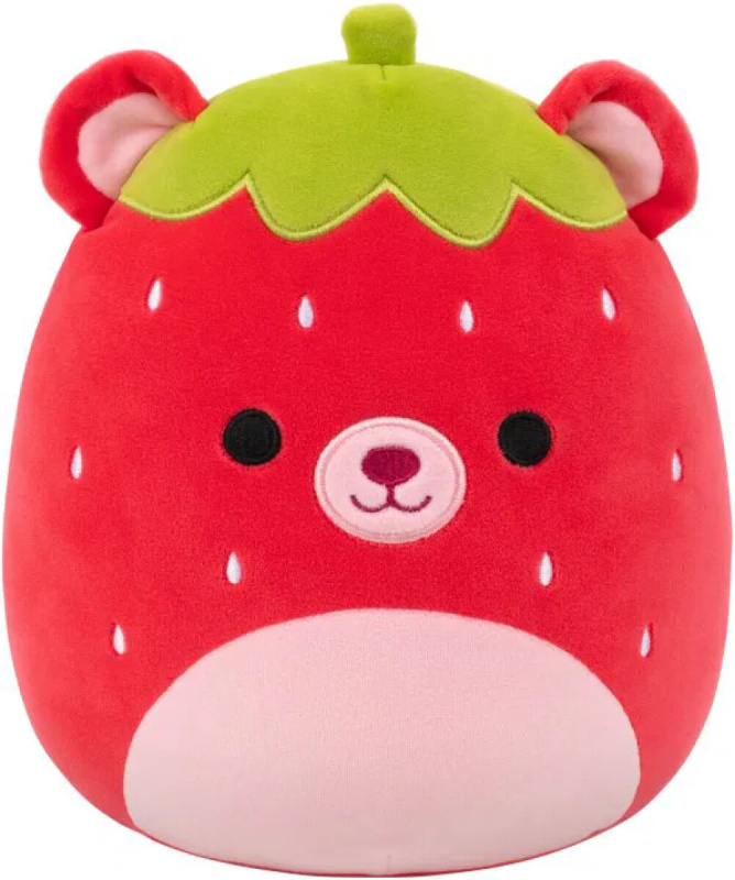 SQUISHMALLOWS Jahodový medvěd - Romeo, 30 cm