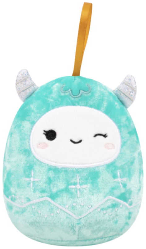 SQUISHMALLOWS Vánoční ozdoba Yetti - Yollie, 10 cm