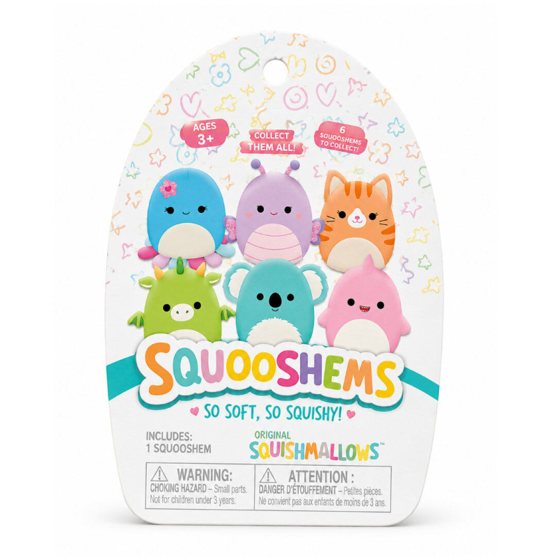 SQUISHMALLOWS Squooshems Mystery antistres figurka - Core Squad