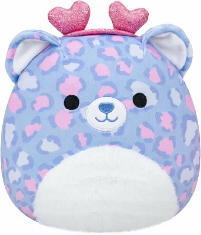 SQUISHMALLOWS Fialový leopard - Noam 