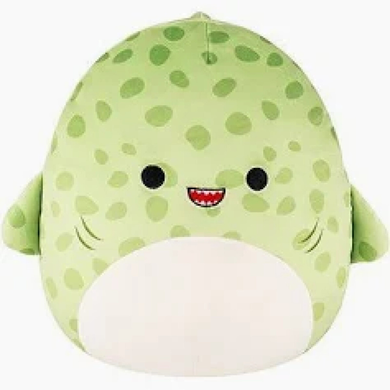 SQUISHMALLOWS Zelený žralok - Enzo, 30 cm