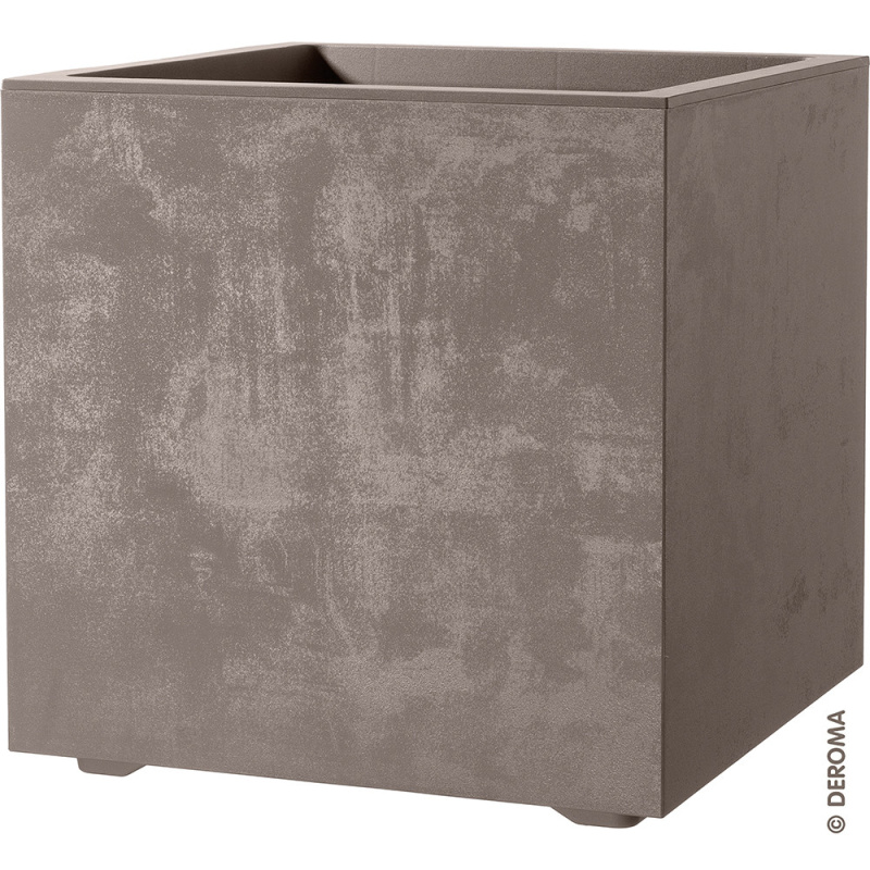 Deroma květináč CUBO Millennium 49cm Sandstone - kolečka