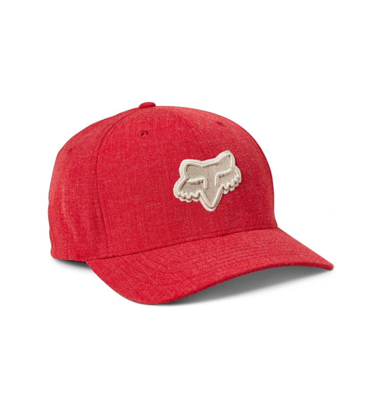 Fox kšiltovka Transposition Flexfit Heather Red | Červená | Velikost L/XL