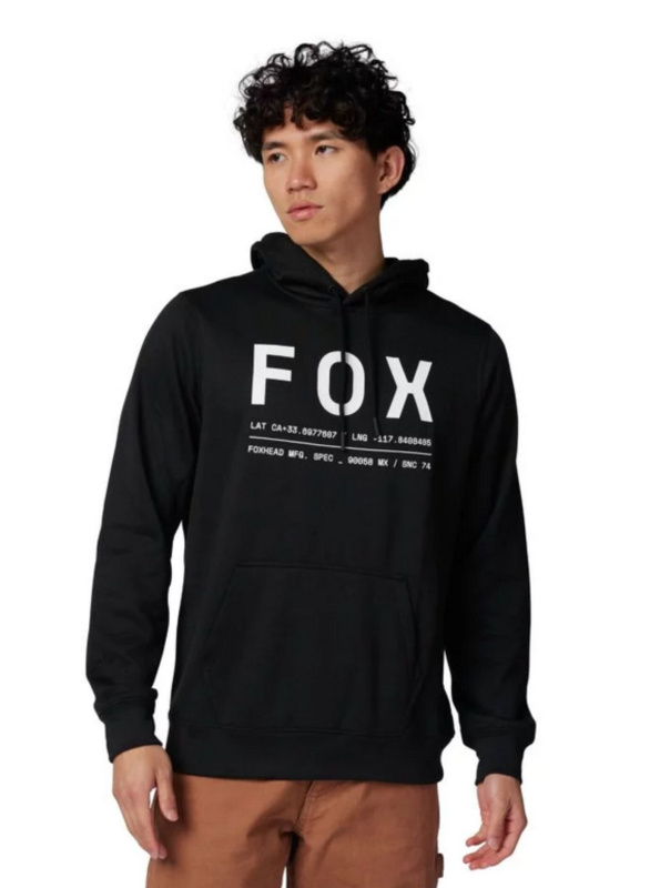 Fox pánská mikina Non Stop Fleece Po Black | Černá | Velikost L