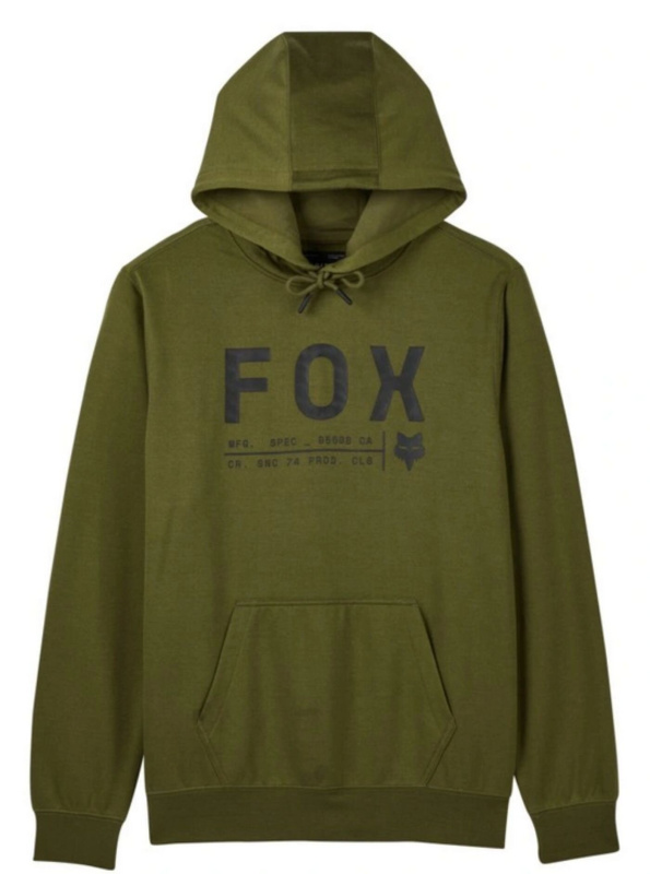 Fox pánská mikina Non Stop Fleece Po Olive Green | Zelená | Velikost XL