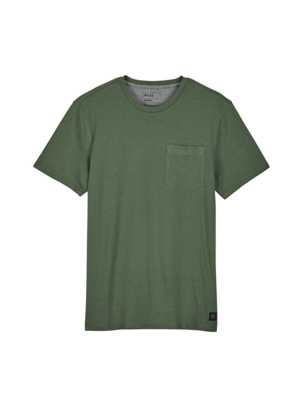 Fox pánské tričko Level Up Ss Pocket Hunter Green | Zelená | Velikost M | 100% bavlna