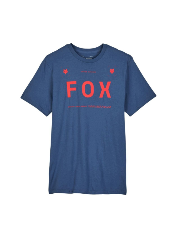 Fox pánské tričko Aviation Prem Ss Indigo | Modrá | Velikost M