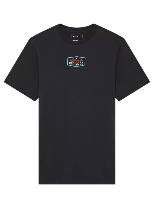 Fox pánské tričko Original Ss Prem Black | Černá | Velikost M | 100% bavlna