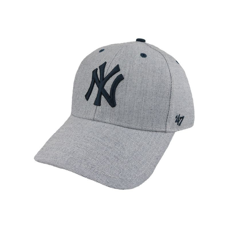 47 Brand MLB New York Yankees Storm Cloud Cap B-STMCD17WHV-CC šedá Jedna velikost OSFM