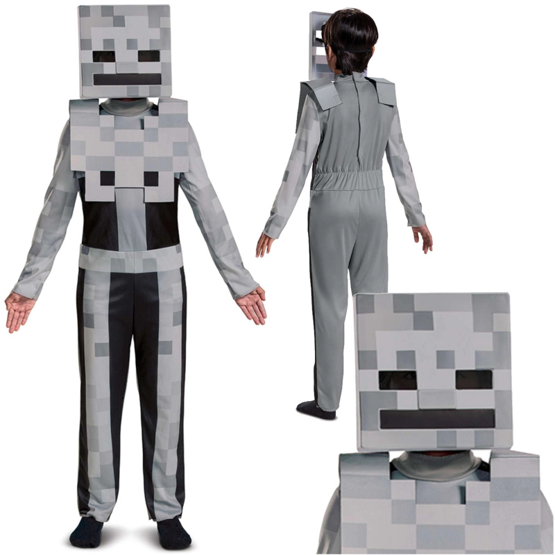 Dětský kostým MINECRAFT Skeleton (4–6 let, 110–122 cm)
