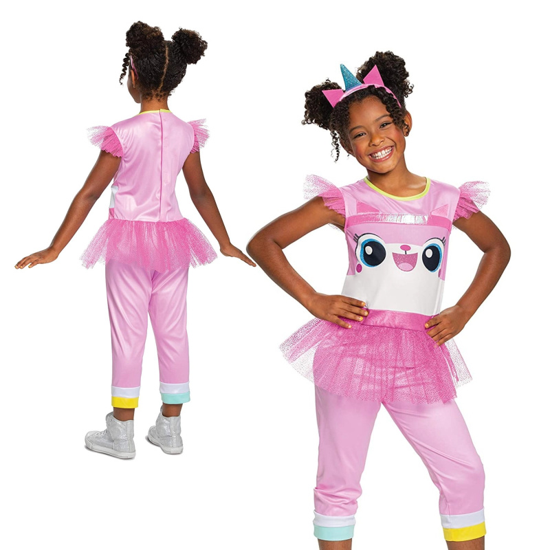 Kostým pro děti UNIKITTY z filmu LEGO pro holky 7–8 let (výška 127–136 cm)