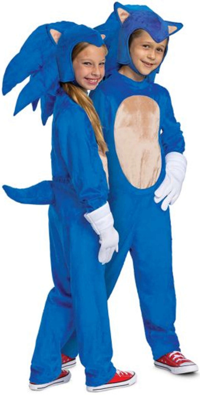 Dětský kostým SONIC 7–8 let (výška 127–136 cm)