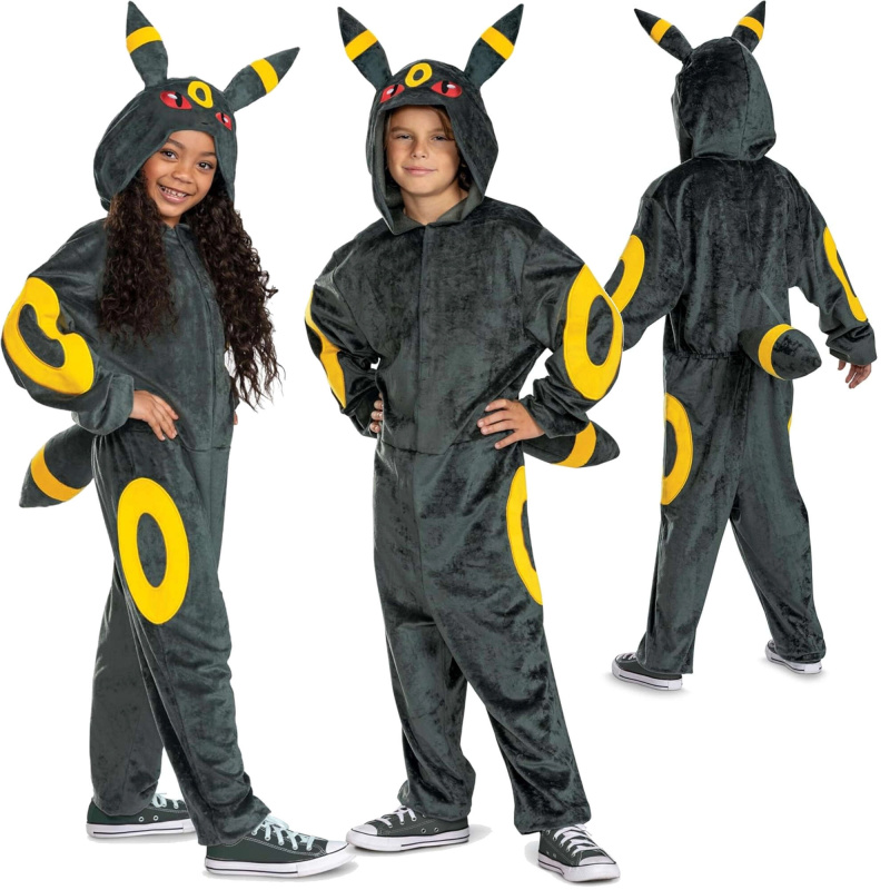 Dětský kostým POKEMON Umbreon kigurumi 127–136 cm (7–8 let)