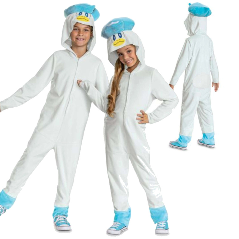 Dětský kostým POKEMON Quaxly kigurumi s kapucí 127–136 cm (7–8 let)