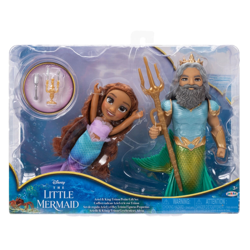 Disney Ariel – sada figurek Ariel a Triton 15 cm