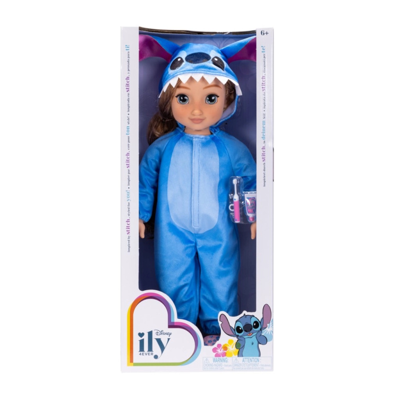 Panenka Disney ily 4EVER Stitch 45 cm s dlouhými vlasy