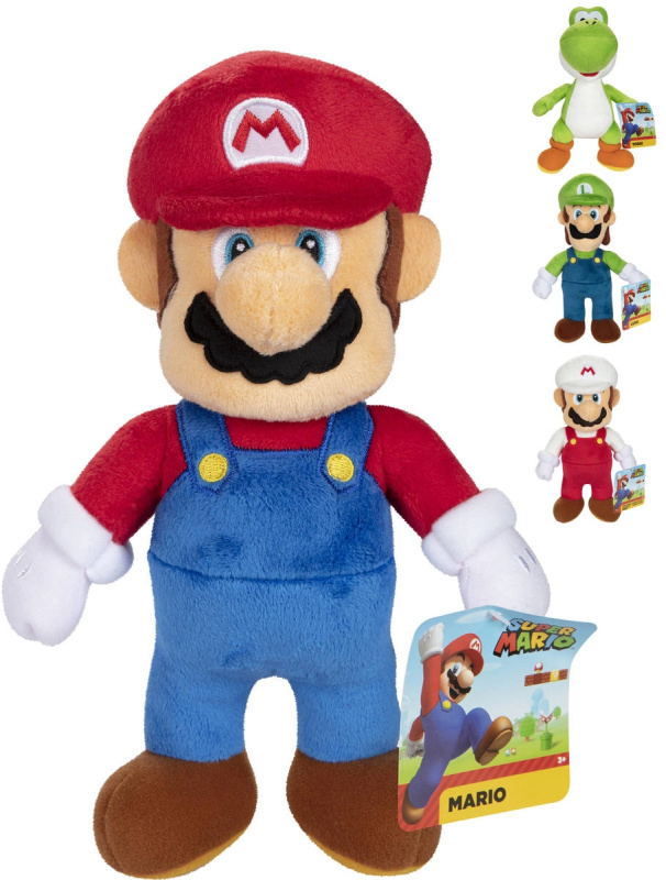 Plyšová postavička Nintendo Super Mario 29 cm (4 varianty) - 1 kus