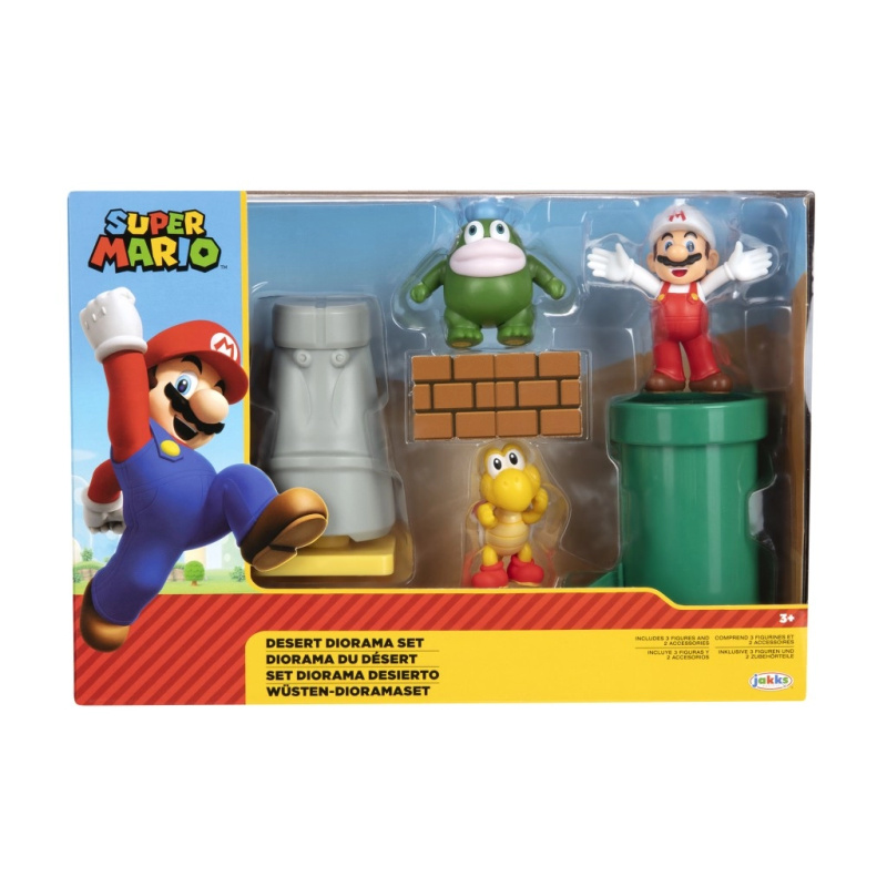 Alltoys Sada 5 figurek Super Mario Diorama 6 cm
