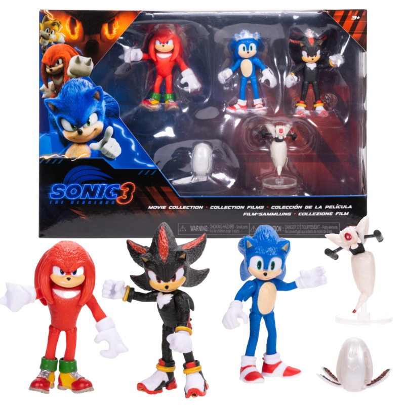 Sada figurek SONIC THE HEDGEHOG 3 – 5dílný kolekční set