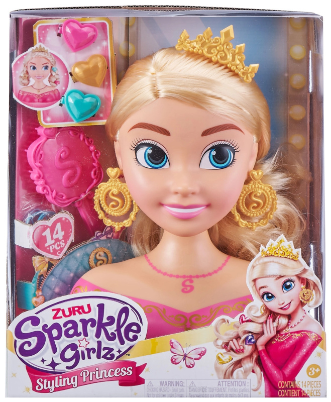 Alltoys Sparkle Girlz Česací hlava Sparklez Girlz