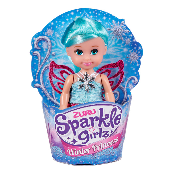 Alltoys Princezna Sparkle Girlz zimní malá v kornoutku