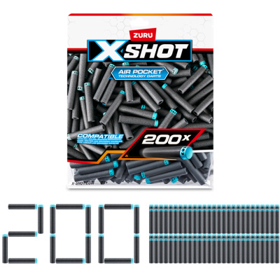 X-SHOT 200 náhradních šipek