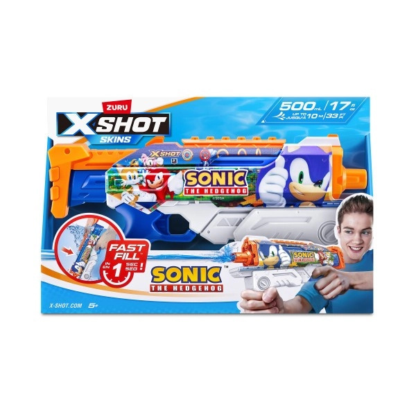 Vodní pistole Zuru X-Shot Sonic the Hedgehog Fast Fill