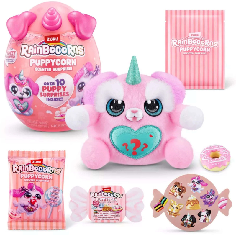 Zuru Rainbocorns Puppycorn Surprise plyšový pejsek s překvapením - 1 kus
