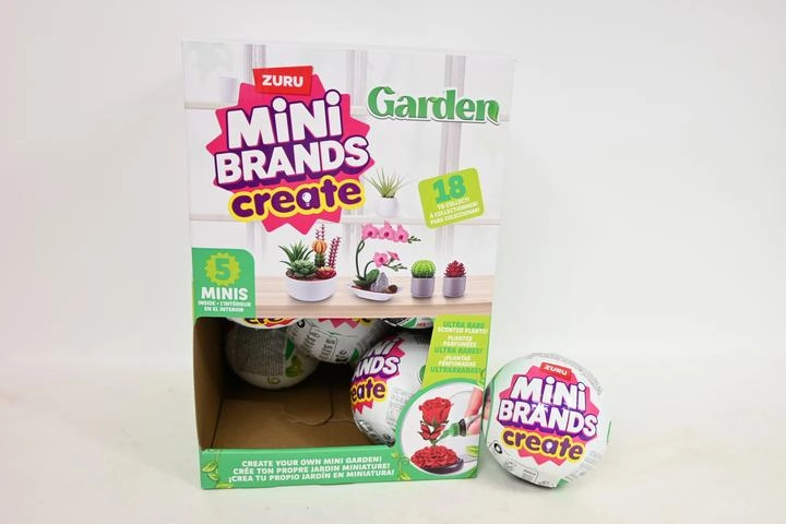 ZURU Mini Brands Create botanická zahrada – kapsle s mini rostlinami