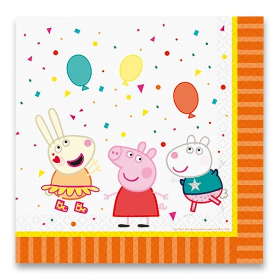 Peppa Pig ubrousky 16 ks AMSCAN