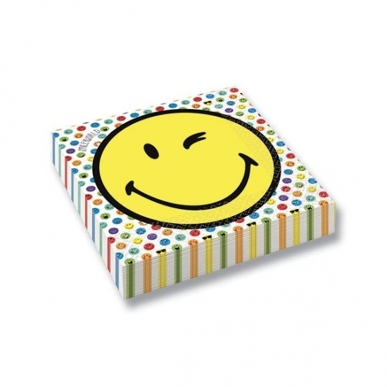 Smiley World ubrousky 16 ks AMSCAN