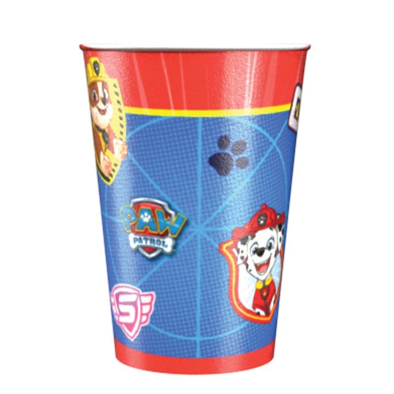 Paw Patrol papírové party kelímky 250 ml (balení 8 ks)