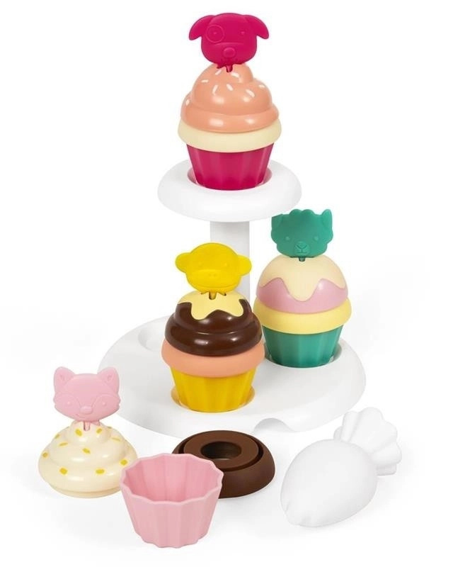 SKIP HOP Zoo stohovací Cupcakes s měnícími se barvami
