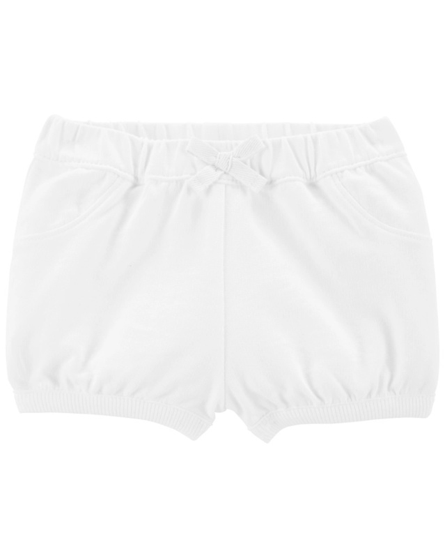 Dívčí kraťasy z bavlny Ivory 9 m CARTER'S