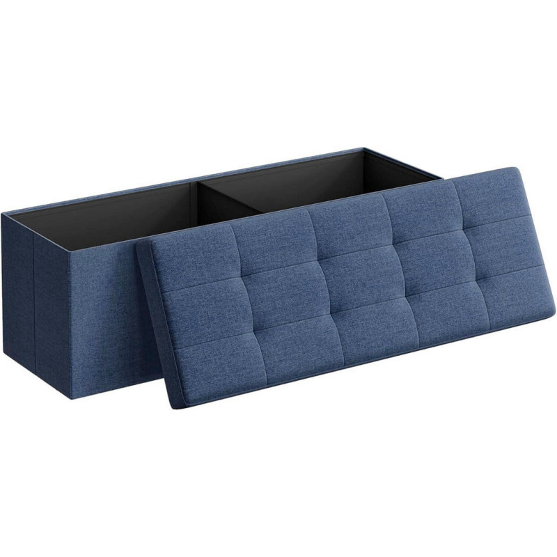 SEDACÍ BOX, textil, kompozitní dřevo, 110/38/38 cm