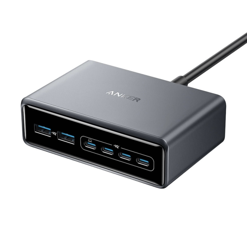 Anker nabíjecí stanice Prime 200W 4xUSB-C, 2xUSB černá Černá