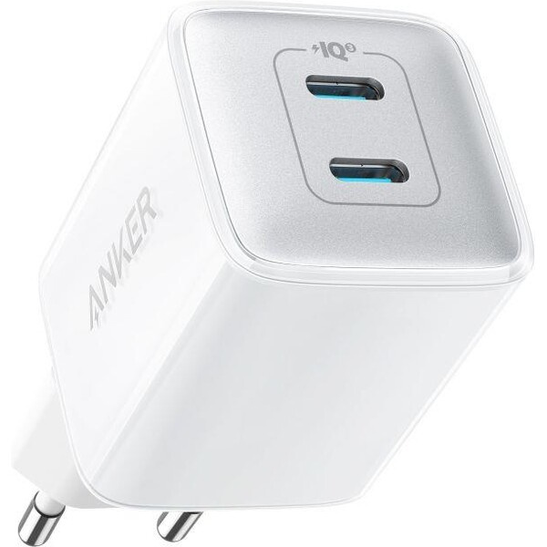 Anker nabíječka do sítě 521 Nano Pro 40W, 2xUSB-C bílá