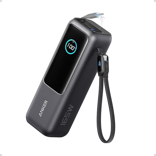Anker Powerbanka 25000mAh, 165W s kabelem USB-C Šedá