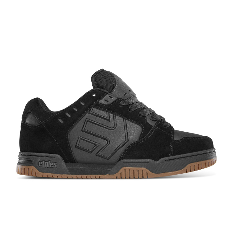 Etnies pánské boty Faze Black/Black/Gum | Černá | Velikost 13 US