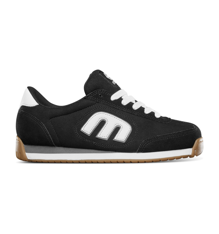 Etnies pánské boty Lo-Cut II LS Black/White/Gum | Šedá | Velikost 13 US