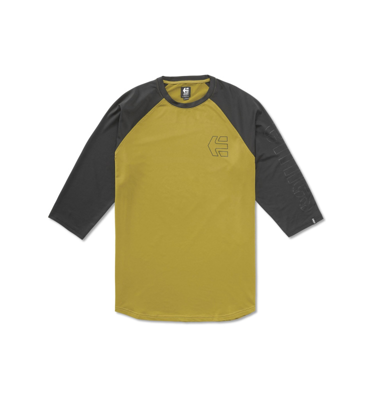 Etnies pánské tričko San Juan Raglan Yellow | Žlutá | Velikost XL