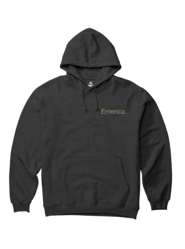 Emerica pánská mikina This Is Skateboarding Black | Černá | Velikost L