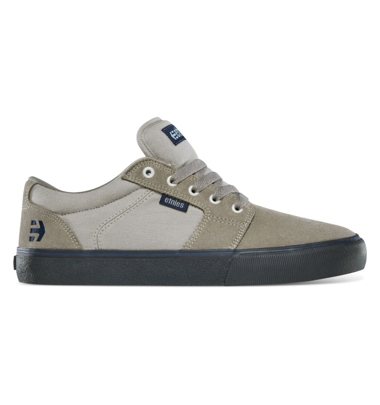 Etnies pánské boty Barge L/S Grey/Black | Černá | Velikost 11 US
