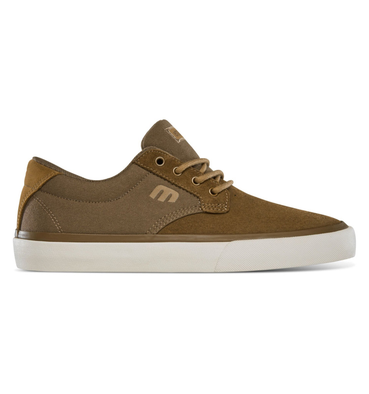 Etnies pánské boty Singleton Vulc Xlt Brown/Tan | Hnědá | Velikost 12 US