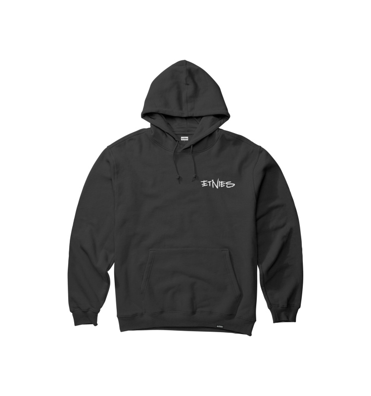 Etnies pánská mikina Rp Woods Black | Černá | Velikost XL