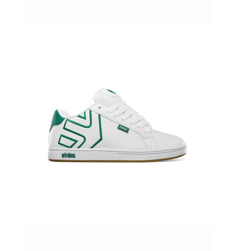 Etnies pánské boty Fader White/Green | Bílá | Velikost 10,5 US