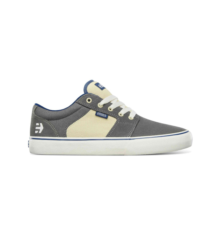 Etnies pánské boty Barge LS Grey/Navy/Other | Šedá | Velikost 9,5 US