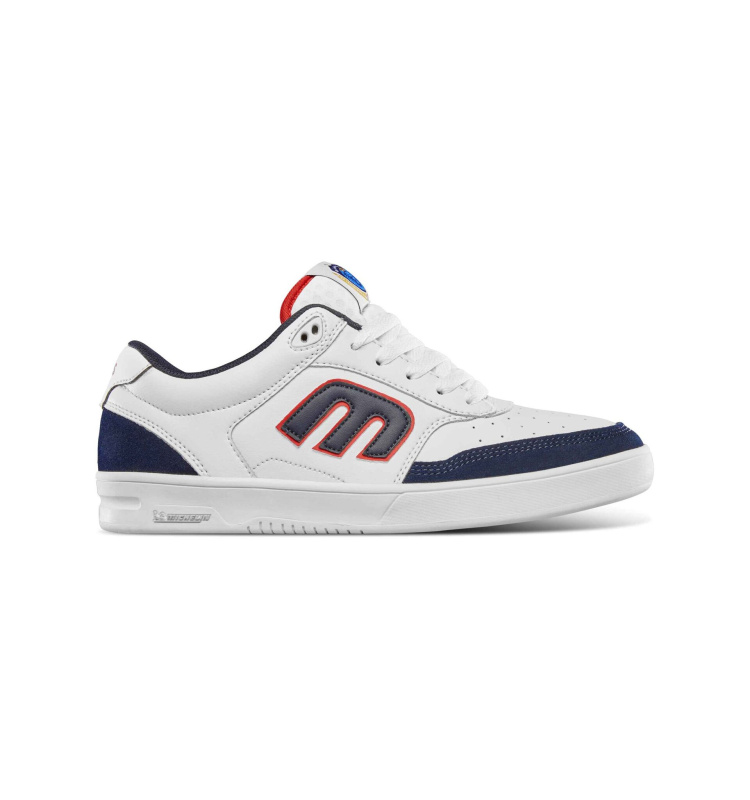 Etnies pánské boty The Aurelien Michelin White/Navy/Red | Bílá | Velikost 9,5 US