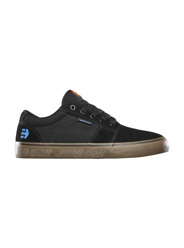 Etnies pánské boty Barge LS X Santa Cruz Black / Gum | Černá | Velikost 11 US
