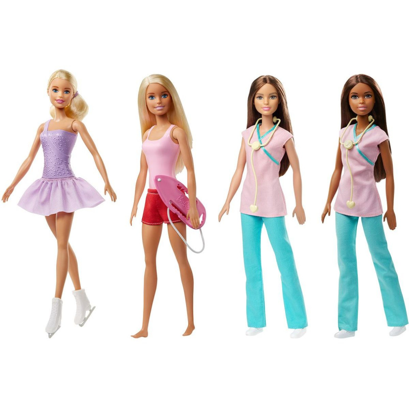 Barbie Povolání lékařka, záchranářka, krasobruslařka